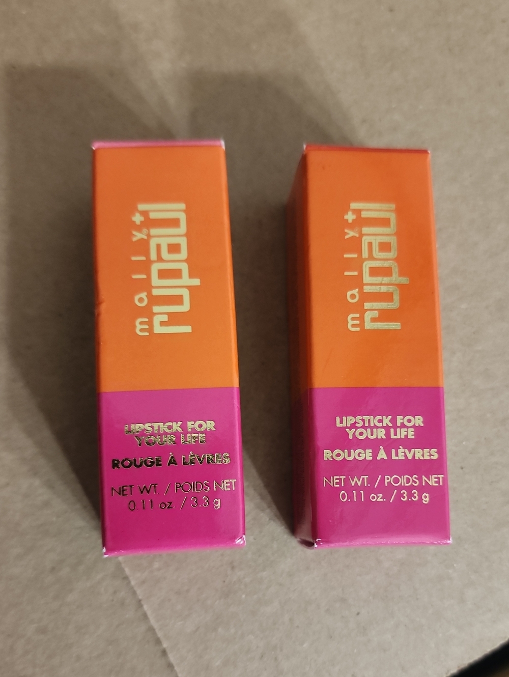 Mally Beauty Lipstick For Your Life - Orange & Pink Boxes